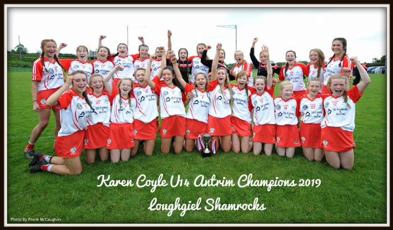 Under 14 Camogie Champions 2019 (Pic from Frank McCaughan)